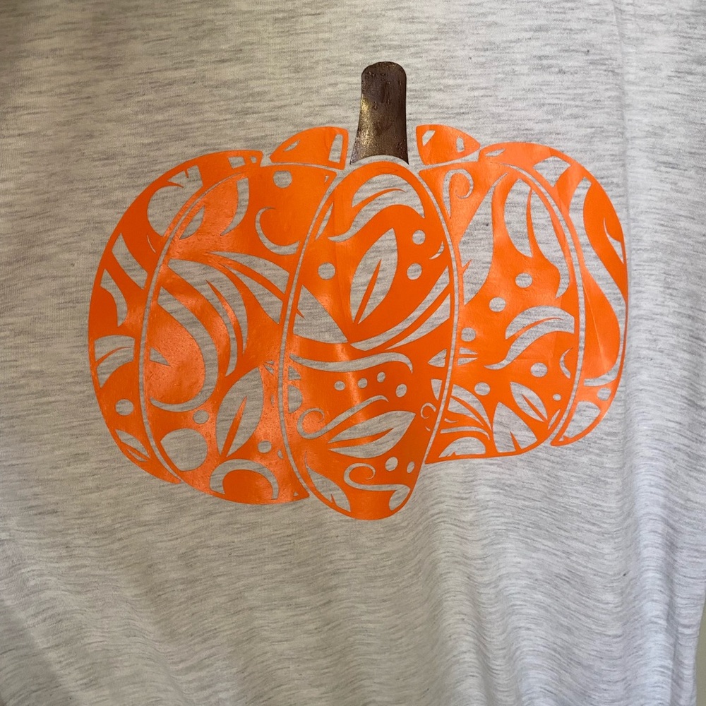 Festive fall baseball tee